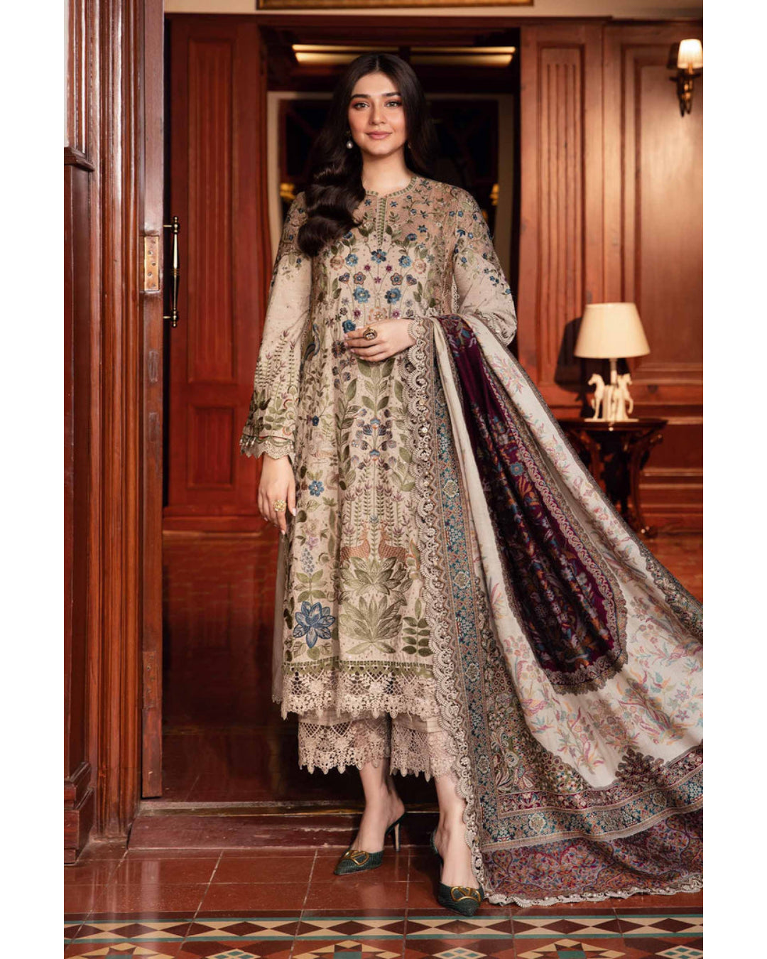 Maria B DL-1211 Lawn Embroidered Suit