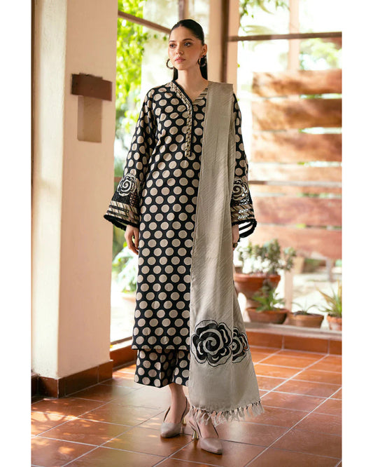 Baroque UF-763 Embroidered Lawn Suit