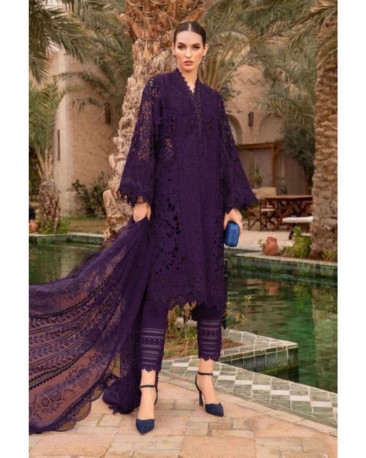 Maria B Purple D-2409-D Luxury Lawn Collection