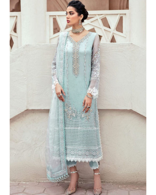 Mushq Organza Ada Work Sky